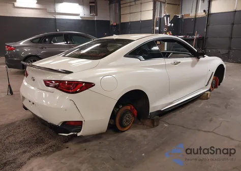 2018 Infiniti Q60 3.0T Red Sport 400 from USA, damaged, VIN JN1FV7EL8JM631437